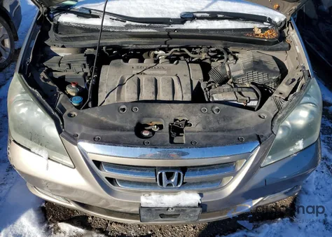 2007 Honda Odyssey Touring from USA, damaged, VIN 5FNRL38897B076550